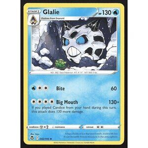 Glalie 042/195 Silver Tempest Regular Uncommon  Pokemon MP
